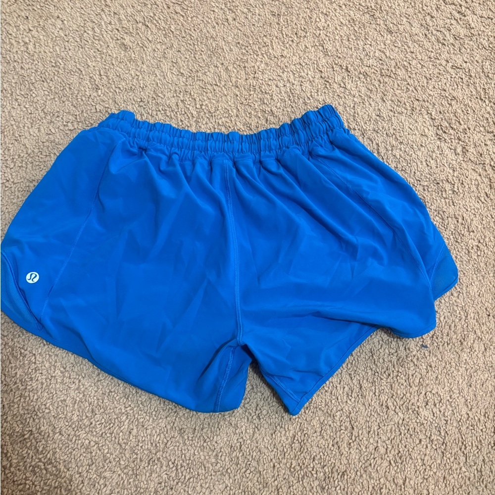 blue poolside hotty hot lululemon shorts - Picture 2 of 4